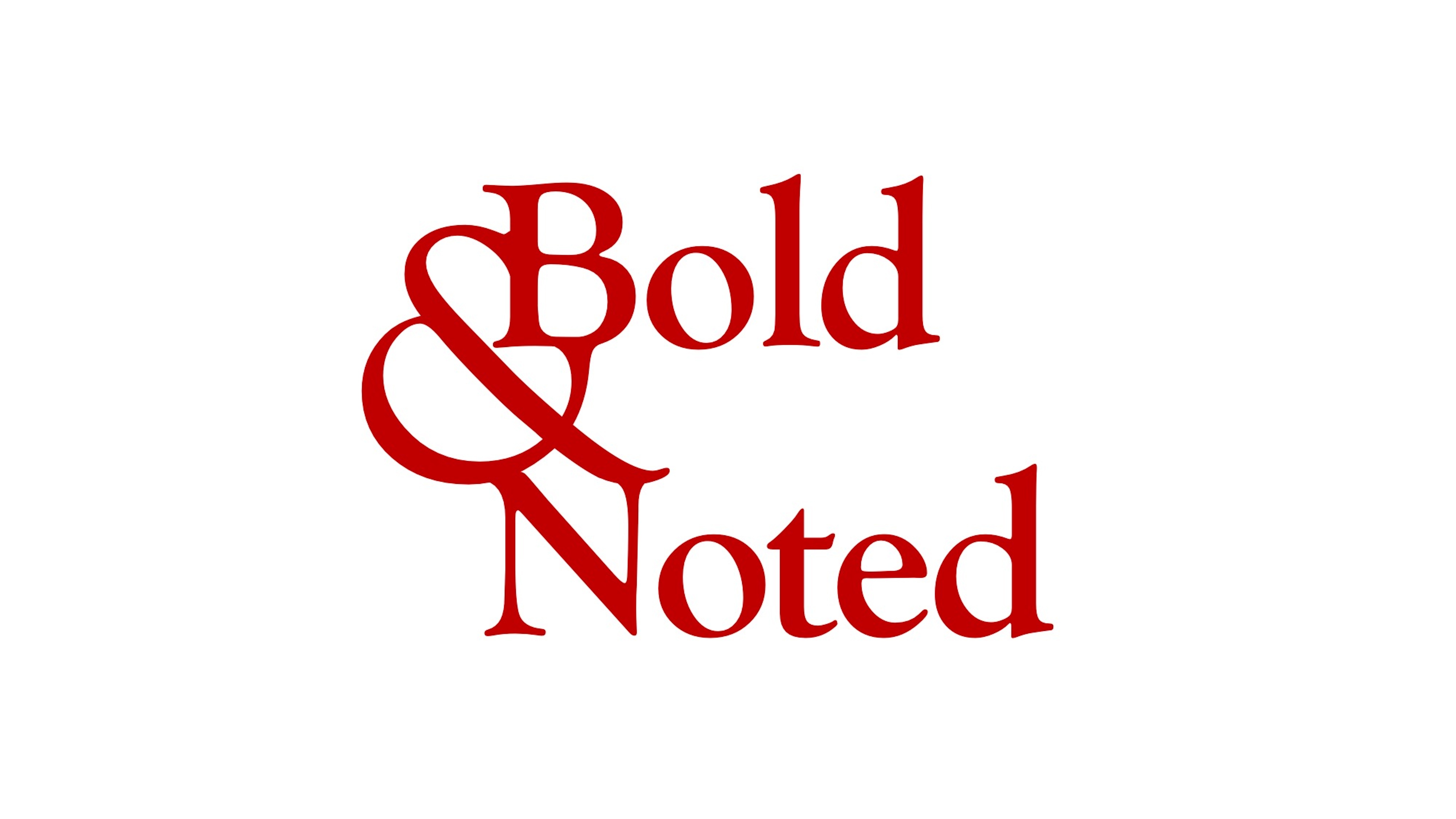 Bold & Noted logo